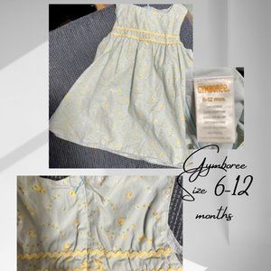 Gymboree Dress in blue & yellow size 6-12 months